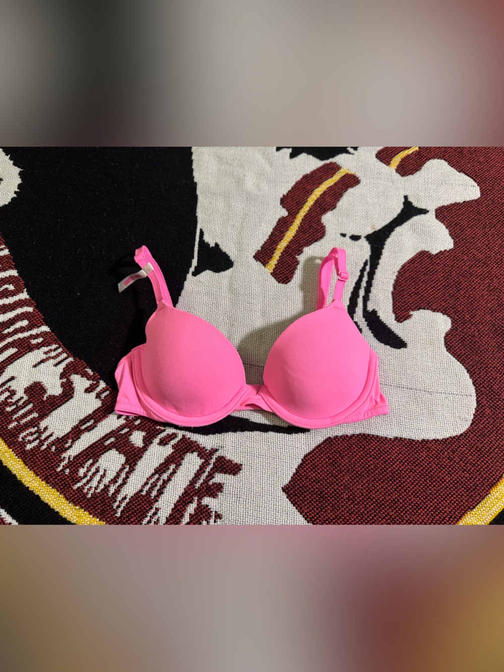 Victoria's Secret Hot Pink Molded Cup T-Shirt Bra